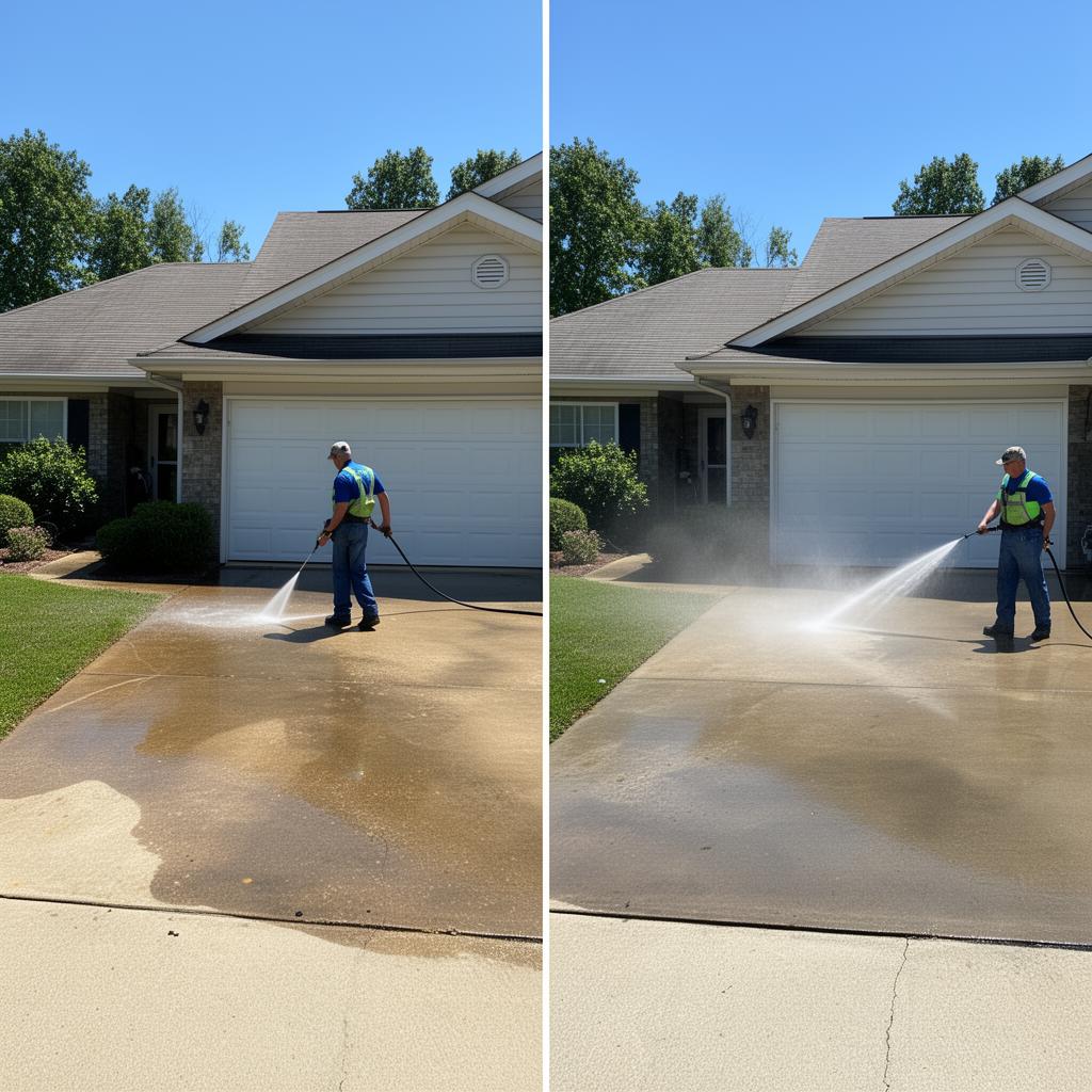 Professional pressure washing service