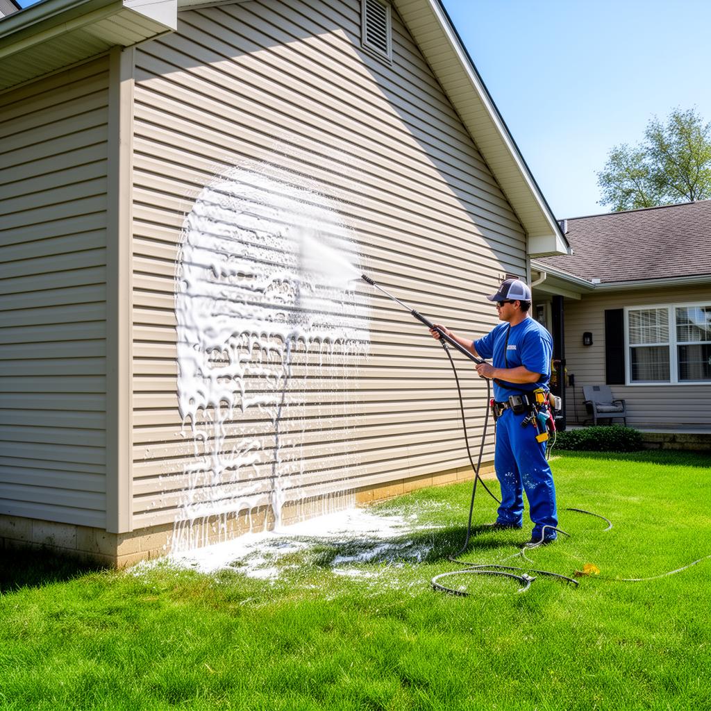 Professional soft washing service